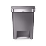 Simplehuman Rectangular Liner Pocket 45 Liter Grijs