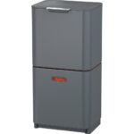 Joseph Joseph Intelligent Waste Totem Max 60 Liter Donkergrijs