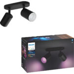 Philips Hue Fugato 2-Spot White & Colour Bluetooth zwart