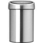 Brabantia Touch Bin 3 Liter Matt Steel Fingerprint Proof