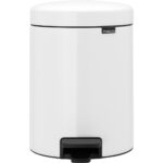 Brabantia newIcon pedaalemmer 2 x 2 liter met 2 kunststof binnenemmers - White