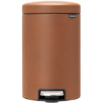 Brabantia NewIcon Pedaalemmer 12 Liter Bruin