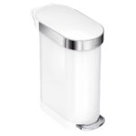 Simplehuman Slim 45 liter Wit