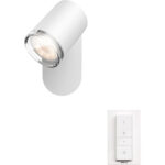 Philips Hue Adore badkameropbouwspot White Ambiance 1-lichts Wit