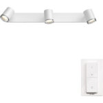 Philips Hue Adore badkameropbouwspot White Ambiance 3-lichts Wit - balk