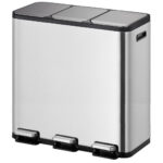 EKO EcoCasa II pedaalemmer 3x15L mat RVS