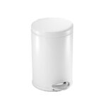 Simplehuman Roundstep RVS 4,5 Liter Wit
